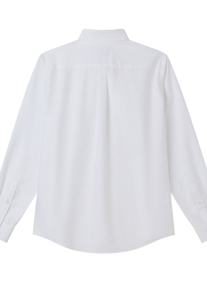 GIORDANO Men’s Cotton Long-Sleeve Wrinkle-Free Shirt - Image 4